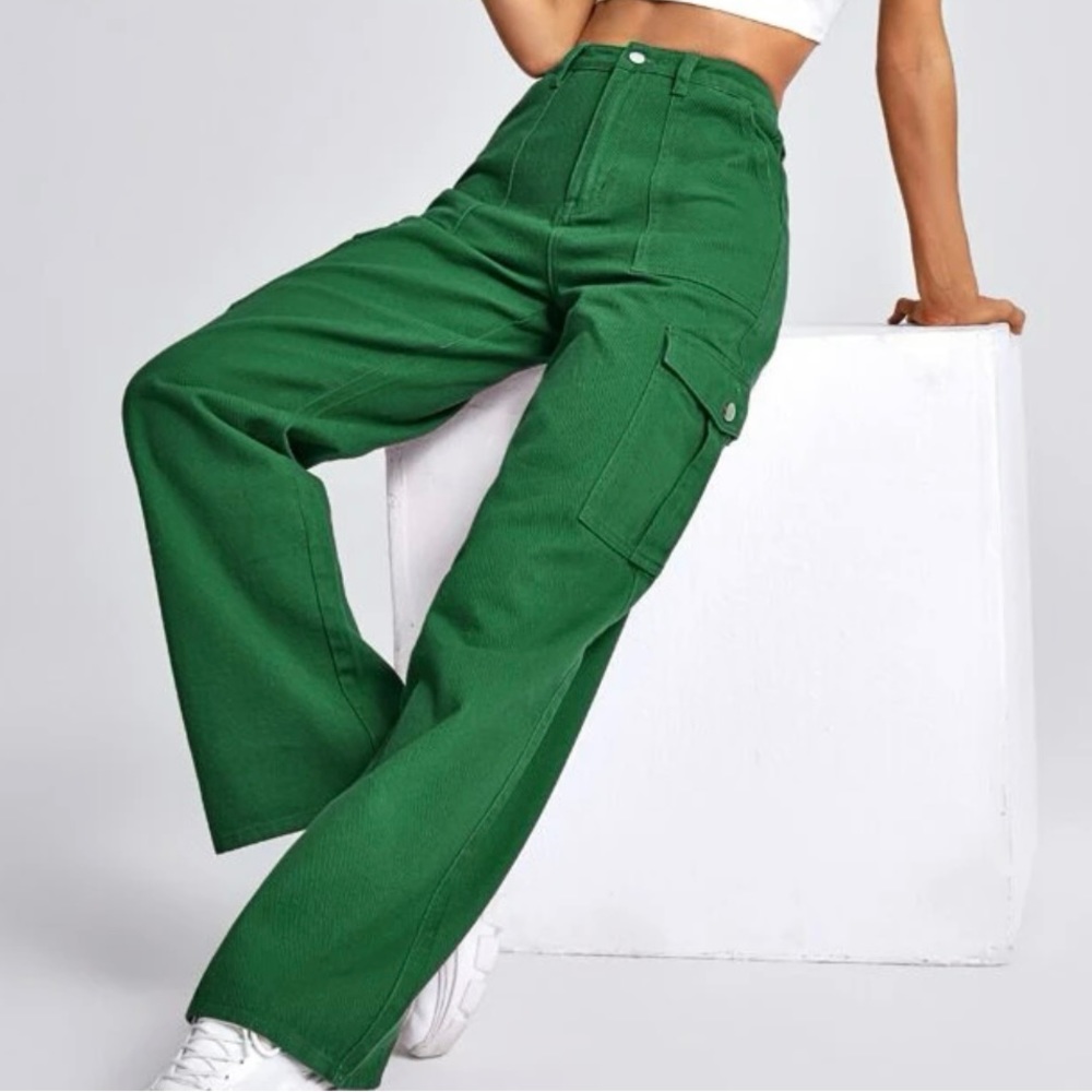 Green pants